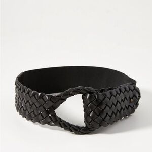 Leather Diamond stretch belt